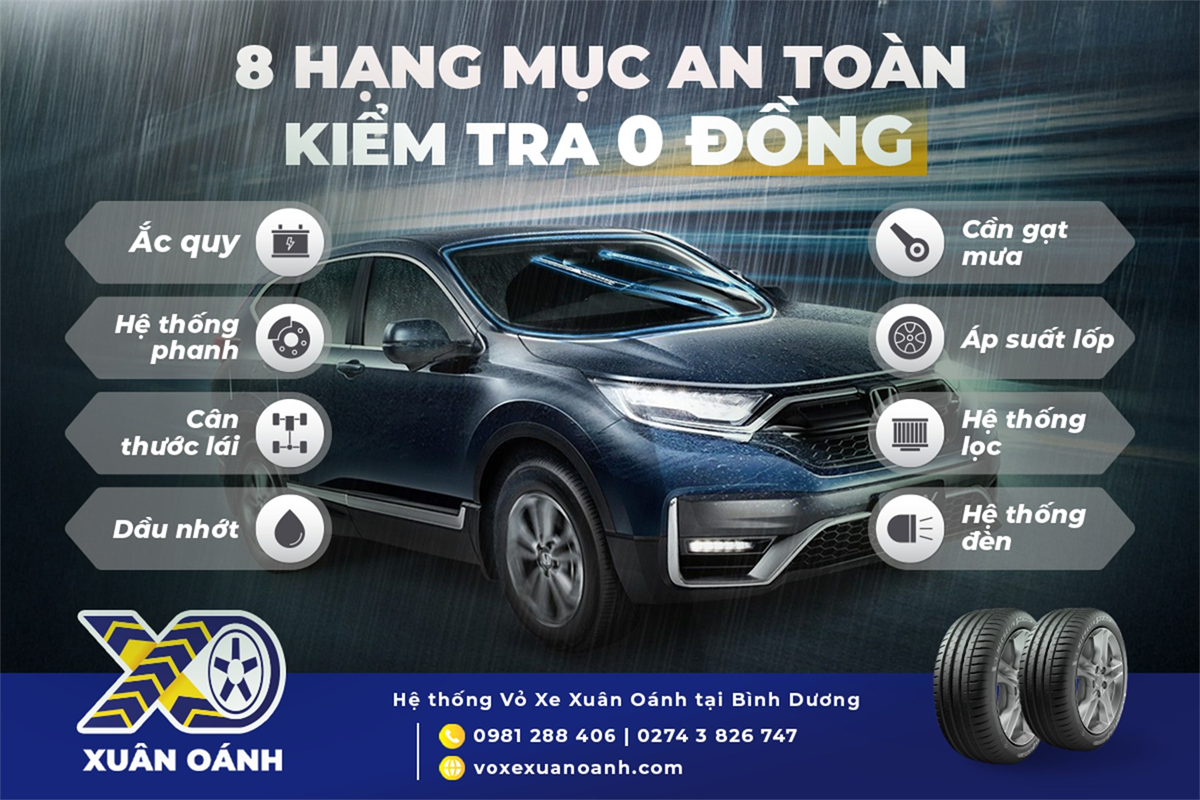 8 HẠNG MỤC AN TOÀN - KIỂM TRA 0 ĐỒNG TẠI XUÂN OÁNH